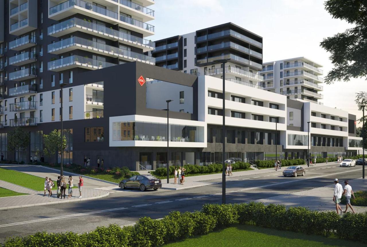 Q Apart Gold-Trzy Pokoje, Manufaktura, Klimatyzacja I Garaz Gratis, Tv Max, Fv, Gwarancja Zadowolenia Lódź Exterior foto