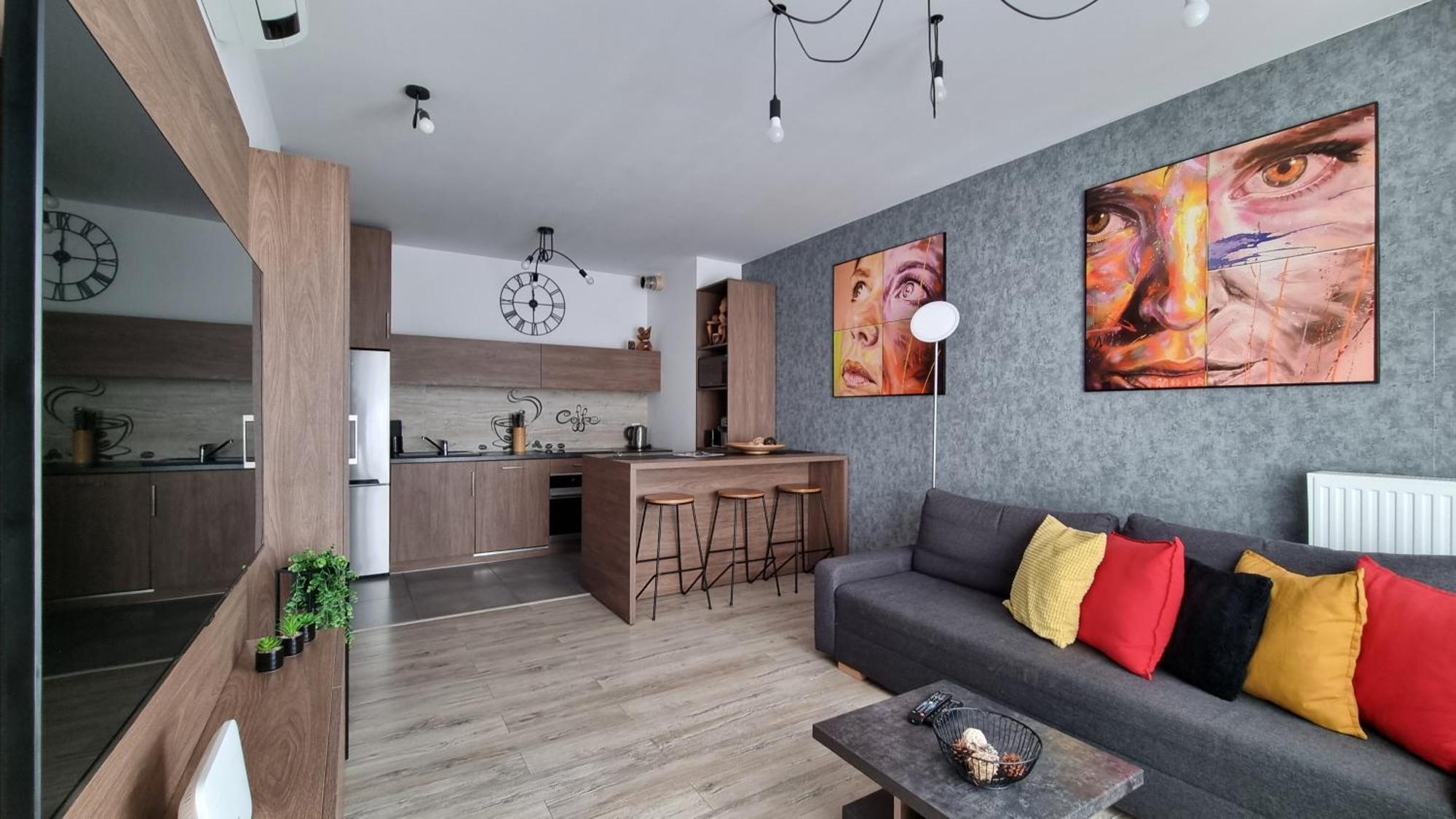 Q Apart Gold- Klimatyzowany 3 Pokojowy Apartament Przy Manufakturze Z Garazem Gratis, Fv Lódź Exterior foto